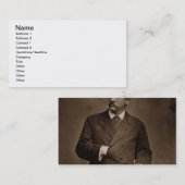 Baron Nils Adolf Erik Nordenskjold (1832-1901), Visitenkarte (Vorne/Hinten)