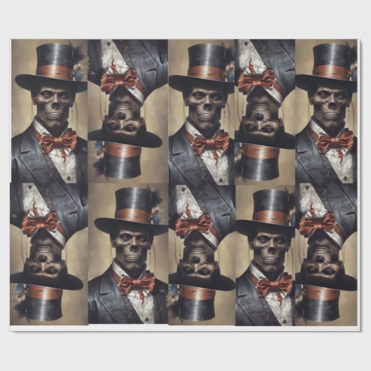Baron Samedi Gothic Geschenkpapier (Flach)