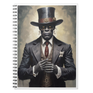Baron Samedi Gothic Spiral Notizbuch Notizblock