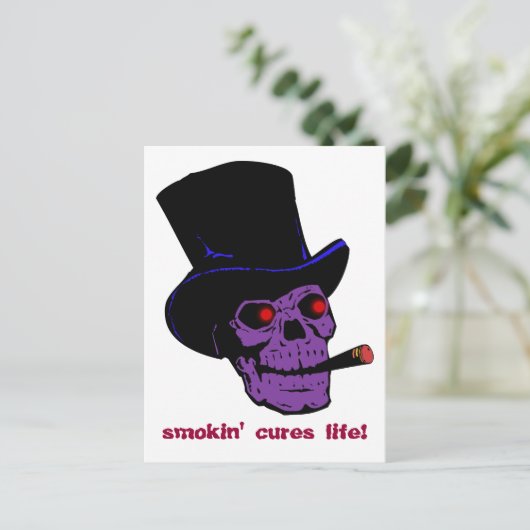 Baron Samedi Postkarte (Stehend Vorderseite)