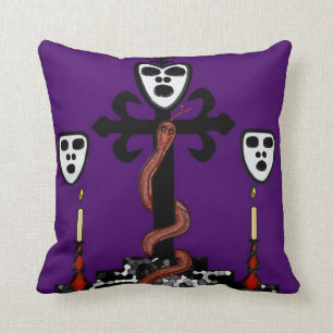Baron Samedi Voodoo Art Pillow Kissen