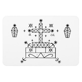 Baron Samedi: Voodoo Loa Veve Magnet