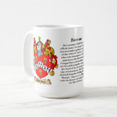 Barone, der Ursprung, die Bedeutung und das Wappen Kaffeetasse (Vorderseite Links)