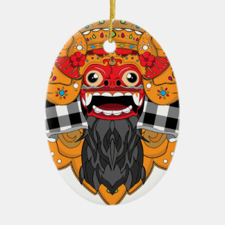 Barong Bali Keramik Ornament