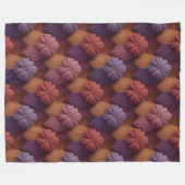 Barong-Fell-Webart Fleecedecke (Vorderseite (Horizontal))