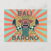 Barong Legacy: Vintage Bali Postkarte (Vorderseite)