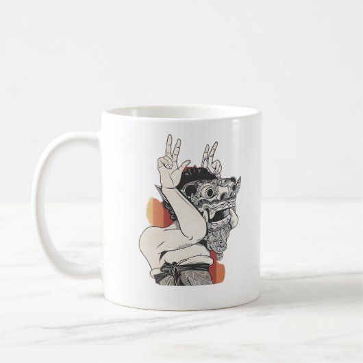 Barong Peekaboo Kaffeetasse (Links)