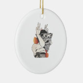 Barong Peekaboo Keramik Ornament (Rechts)