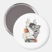 Barong Peekaboo Magnet (Vorderseite/Rückseite)