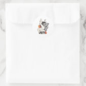 Barong Peekaboo Runder Aufkleber (Tasche)