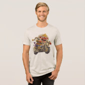 Barong-Reiter Tri-Blend Shirt (Vorderseite voll)
