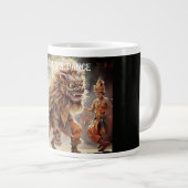 BARONG-Tanz Jumbo-Tasse (Vorderseite Rechts)