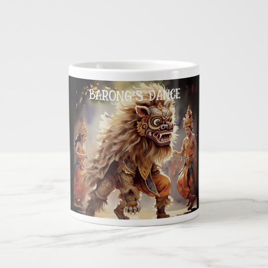 BARONG-Tanz Jumbo-Tasse (Vorderseite)