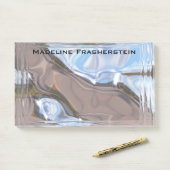 Baronne Elegant Professionelles Monogramm Post-it Klebezettel (Auf Schreibtisch)
