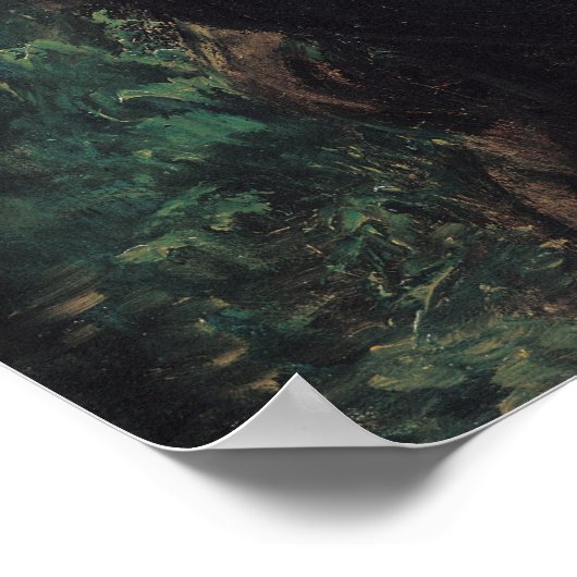 Baronness Eleonore d'Uckermann 1884 Poster (Ecke)