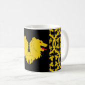 Barony Adiantum Populace Abzeichen Kaffee Tasse (VorderseiteRechts)