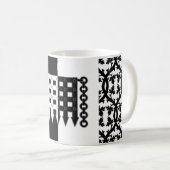 Barony Lions Gate Populace Abzeichen Kaffeemaschin Kaffeetasse (VorderseiteRechts)