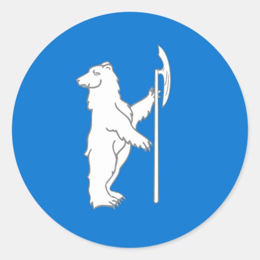 Barony of Bjornsborg Populace Abzeichen Runder Aufkleber (Vorderseite)