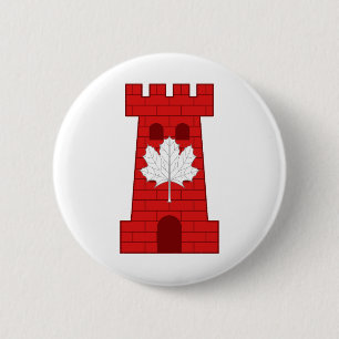 Barony of Castel Rouge Populace Abzeichen Button