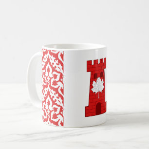 Barony of Castel Rouge Populace Abzeichen Kaffeetasse