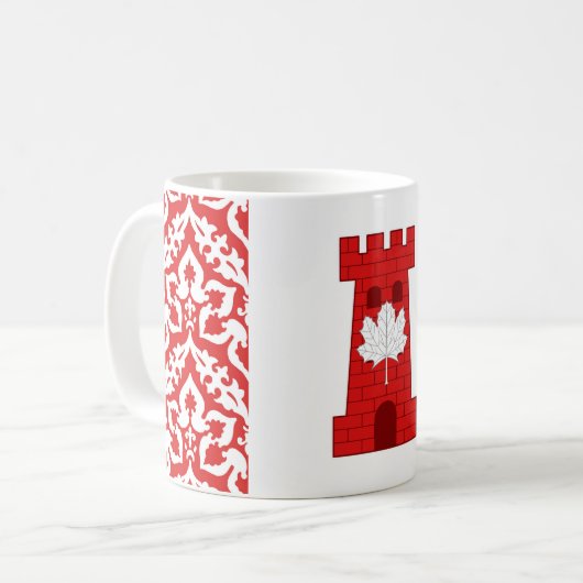 Barony of Castel Rouge Populace Abzeichen Kaffeetasse (Vorderseite Links)
