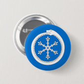 Barony of Concordia of the Snows Populace Abzeiche Button (Vorne & Hinten)