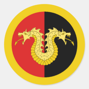 Barony of Dragon's Laire Populace Abzeichen Runder Aufkleber