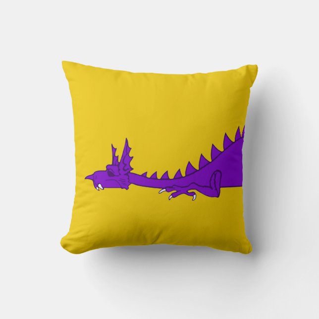 Barony of Dragonsspine Population Abzeichen Throw  Kissen (Vorderseite)