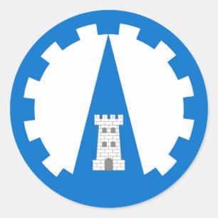 Barony of Dreiburgen Populace Abzeichen Runder Aufkleber