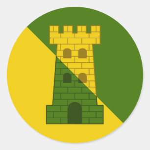 Barony of Fettburg Populace Abzeichen Runder Aufkleber