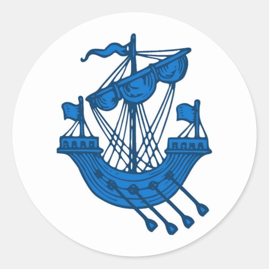 Barony of Ildhafn Populace Abzeichen Runder Aufkleber (Vorderseite)