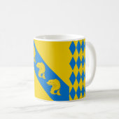 Barony of Kraé Glas Populace Abzeichen Kaffeetasse (VorderseiteRechts)
