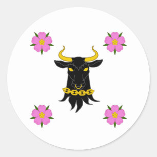 Barony of Montengarde Populace Abzeichen Runder Aufkleber