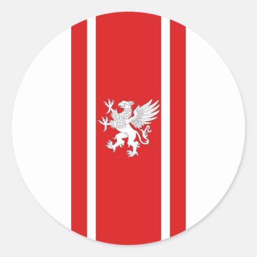 Barony of Politarchopolis Populace Abzeichen Class Runder Aufkleber (Vorderseite)