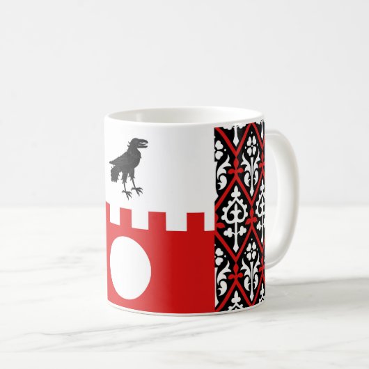 Barony of Raven's Fort Populace Abzeichen Kaffeetasse (VorderseiteRechts)