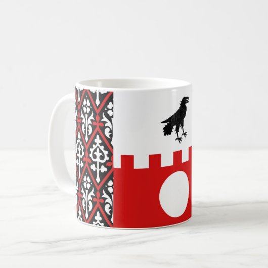 Barony of Raven's Fort Populace Abzeichen Kaffeetasse (Vorderseite Links)