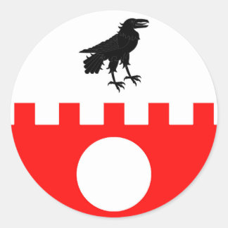 Barony of Raven's Fort Populace Abzeichen Runder Aufkleber
