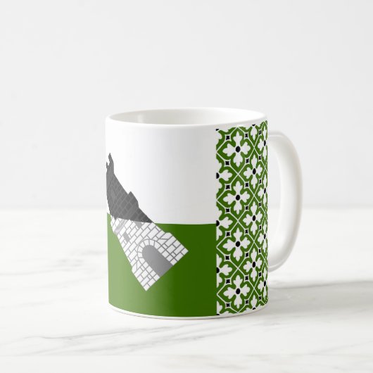 Barony of Settmour Sumpf Population Abzeichen Kaff Kaffeetasse (VorderseiteRechts)