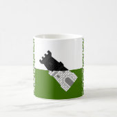 Barony of Settmour Sumpf Population Abzeichen Kaff Kaffeetasse (Mittel)