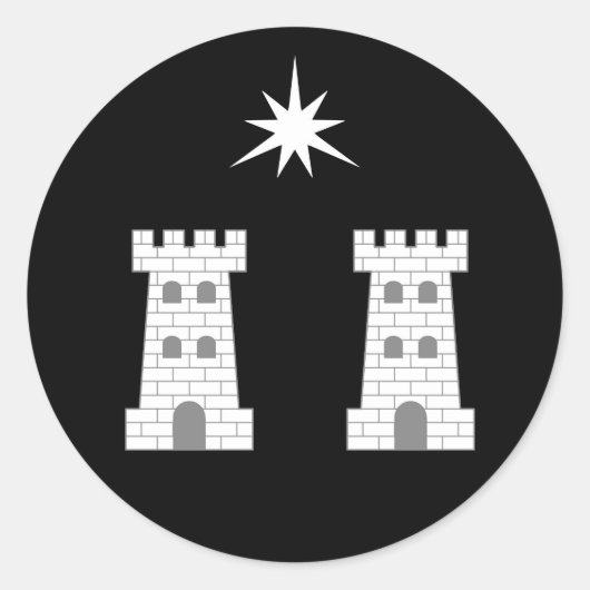 Barony of Stargate Populace Abzeichen Runder Aufkleber (Vorderseite)