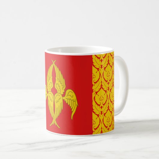 Barony of the Angels Populace Abzeichen Kaffee Tas Kaffeetasse (VorderseiteRechts)