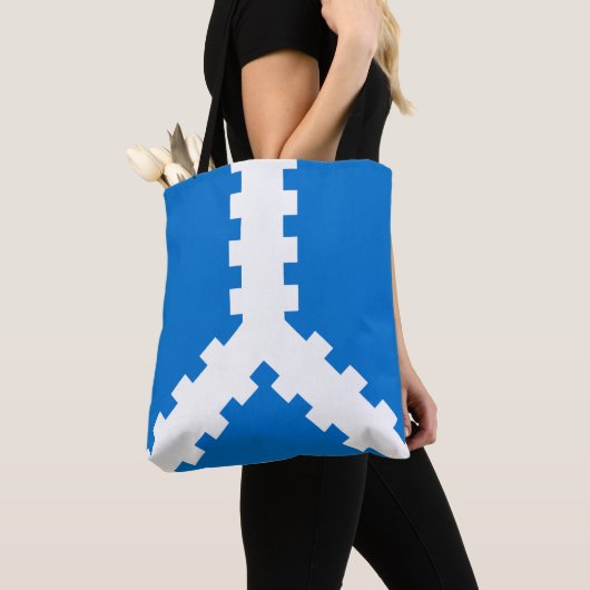 Barony of Twin Moons Populace Abzeichen Tote Bag Tasche (Von Nahem)