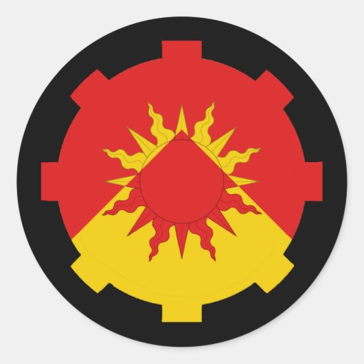 Barony of Vulcanfeldt Populace Abzeichen Runder Aufkleber (Vorderseite)