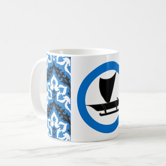 Barony of Western Seas Populace Abzeichen Kaffeetasse (Vorderseite Links)