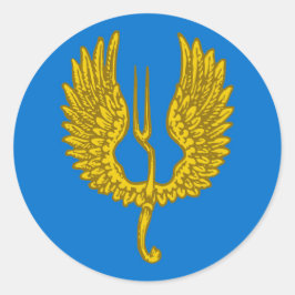 Barony of Windhaven Populace Abzeichen Classic Rou Runder Aufkleber