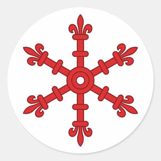 Barony of Wintermist Populace Abzeichen Runder Aufkleber (Vorderseite)
