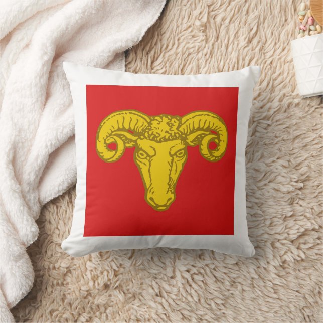 Barony Ramshaven Populace Abzeichen Throw Kissen (Decke)