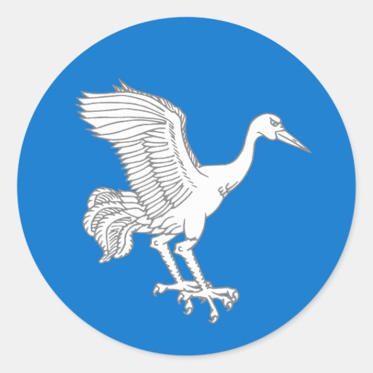 Barony von Sentinels Behalten Populace-Abzeichen Runder Aufkleber (Vorderseite)