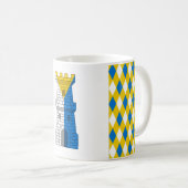 Barony Wastekeep Populace Abzeichen Kaffee Tasse (VorderseiteRechts)
