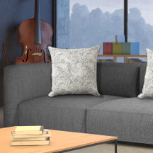 Baroque Acanthus Leaf Gray